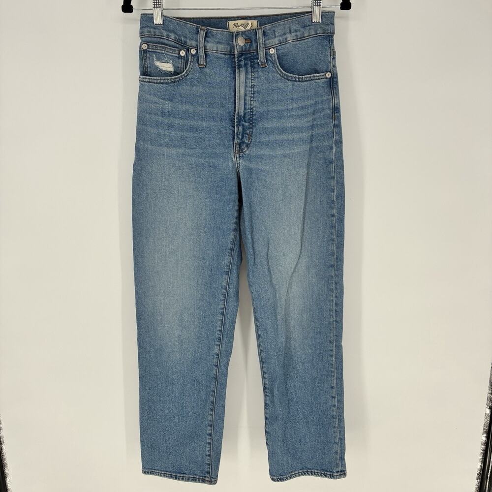 Madewell The Perfect Vintage Straight Jean Light Blue Women's Size 27